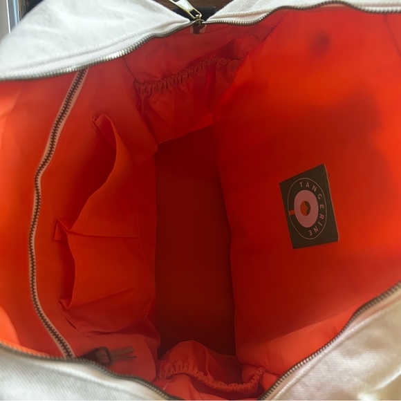NWT~$170~Tito’s Vodka X Tangerine~Canvas Pickleball Embroidered Logo Tote Bag - Picture 9 of 11